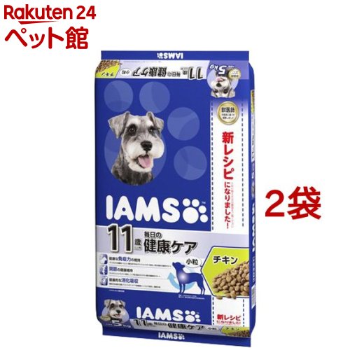 アイムス 11歳以上用 毎日の健康ケア チキン 小粒(5kg*2コセット)【IAMS1120_ssnr_chkn01】【d_iamsdog】【dalc_iams】【アイムス】[ドッグフード]