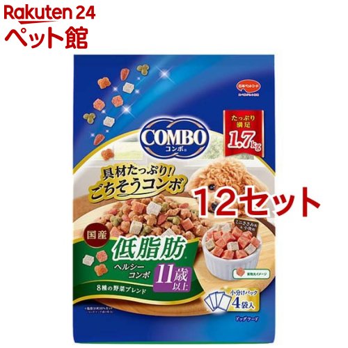 コンボ ドッグ 低脂肪 11歳以上(1.7kg*12セット)【コンボ(COMBO)】