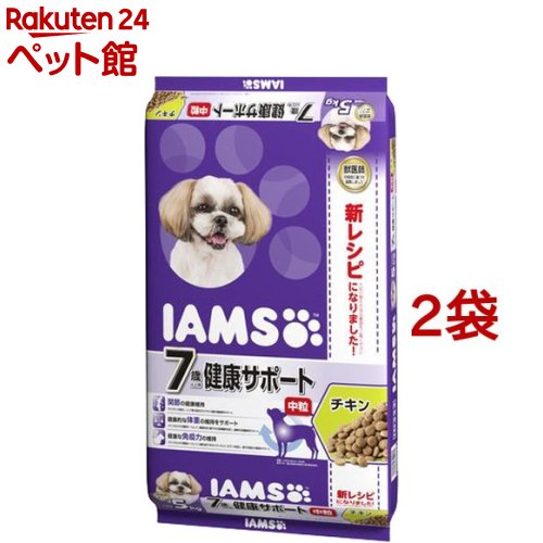 アイムス ７歳以上用 健康サポート チキン 中粒(5kg*2コセット)【IAMS1120_snr_chkn02】【d_iamsdog】【dalc_iams】【アイムス】[ドッグフード]