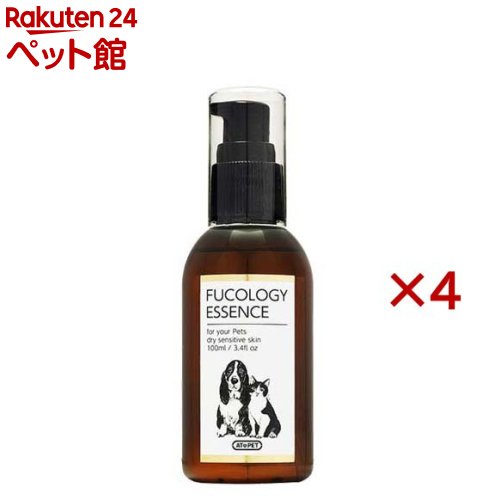 アトペット(AT・PET) 犬 猫 保湿剤 フコロジーエッセンス(100ml&times;4セット)｜24 ペット館