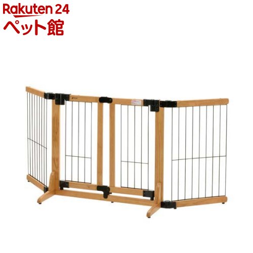 木製おくだけスイングペットゲート レギュラー 点火装置赤銅色(1台)【リッチェル(愛玩動物)】
