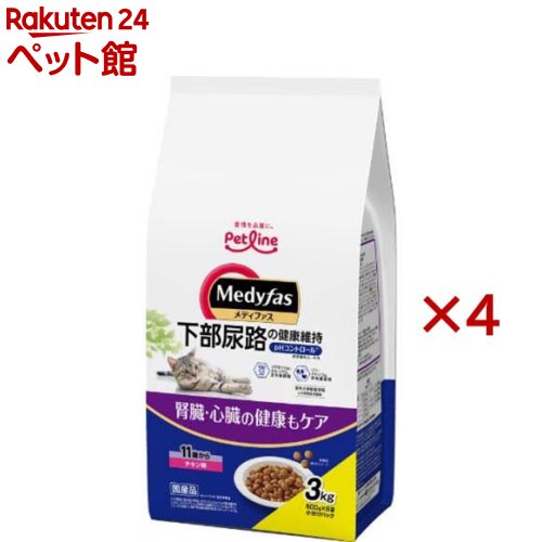 メディファス 11歳から チキン味(6袋入×4セット(1袋500g))【dl_2204zen】【メディファス】