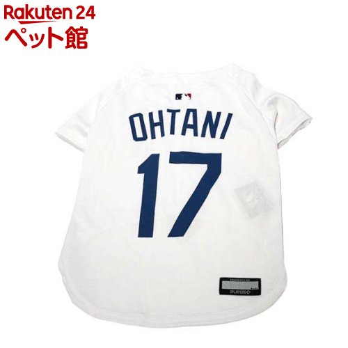 ドジャース大谷ティーシャツ 白いこと XL 愛玩動物用(1枚)【LosAngeles Dodgers】