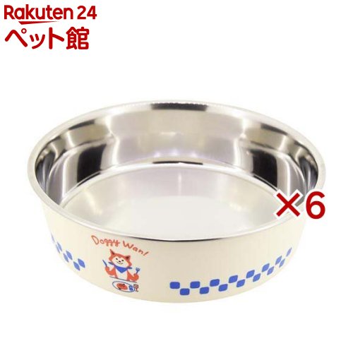 ステンレスの食器 ごはんにゃわん 犬用 S ダイナー(6セット)