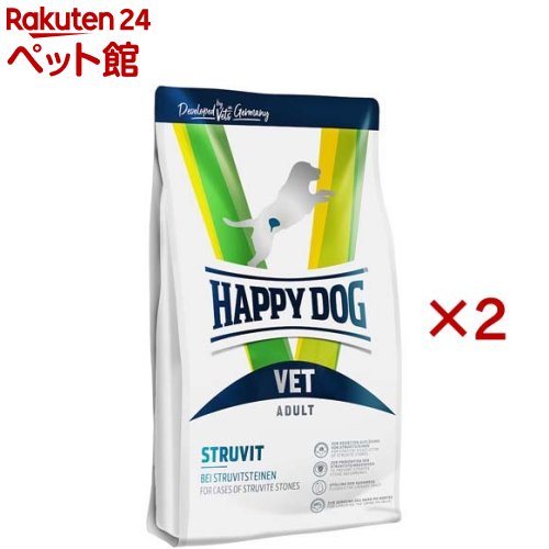 ハッピードッグ VET ストルバイト(尿石世話をする) 素っ気ない 治療薬食(4kg×2仕掛ける)