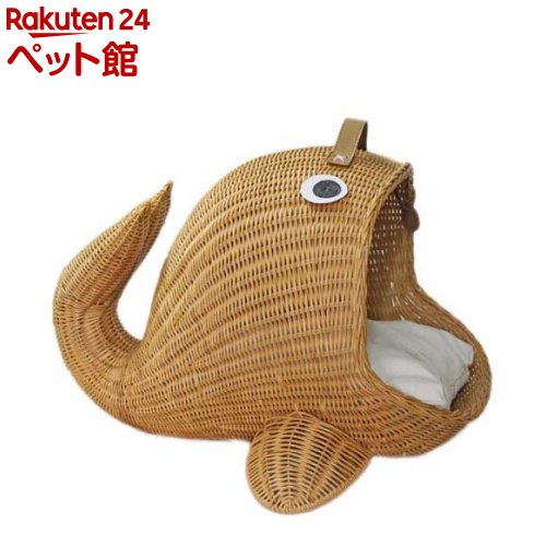 ラタンくじらベッド キャラメル(1個)|24 ペット館