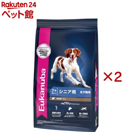 ユーカヌバ 年がしら 子ヒツジ＆上げ米 年がしら用 全犬種用 7歳以上(2.7kg×2仕掛ける)【ユーカヌバ(Eukanuba)】