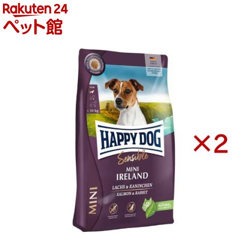 ハッピードッグ ミニ センシブル 小型犬 ミニ アイルランド サーモン＆ラビット(4kg×2セット)