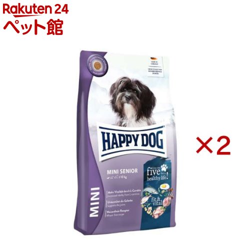 ハッピードッグ ミニ フィット＆バイタル 小型犬 ミニ シニア(4kg×2セット)
