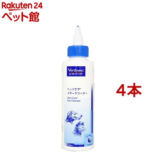 営造物うしろ側 ベッツケア イヤークリーナー(125ml*4本書き割り)【営造物うしろ側】