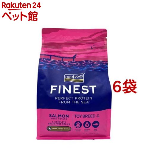 ファイネスト トイブリード 超小粒(1.5kg*6袋セット)【FISH4DOGS】｜24 ペット館 22,176円