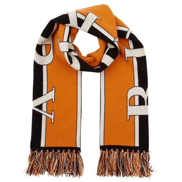 burberry scarf mens orange