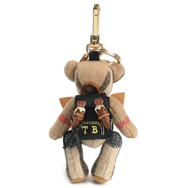 在庫限り 無料母の日ラッピング バーバリー ロンドン Burberry キーホルダー レディース バッグチャーム キーリング カシミア チェック柄 熊 クマ トーマスベア ナスカン付き ブランド バーバリー正規品販売店 直営アウトレット店より直輸入 専門ショップ Www