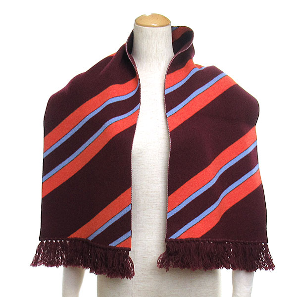 バーバリー ロンドン Burberry マフラー メンズ レディース ウール ストライプ柄 送料無料 ブランド バーバリー正規品販売店 直営アウトレット店より直輸入 あす楽 Creeenti Cl