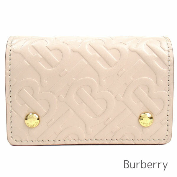 無料母の日ラッピング！ バーバリー ロンドン Burberry カードケース レディース 小銭入れ コインケース イタリア製 レザー TB柄 モノグラム 【送料無料】 ブランド バーバリー正規品販売店 直営アウトレット店より直輸入