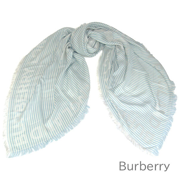 バーバリー ロンドン Burberry ストール レディース スカーフ ストライプ ロゴ 【送料無料】 ブランド バーバリー正規品販売店 直営アウトレット店より直輸入