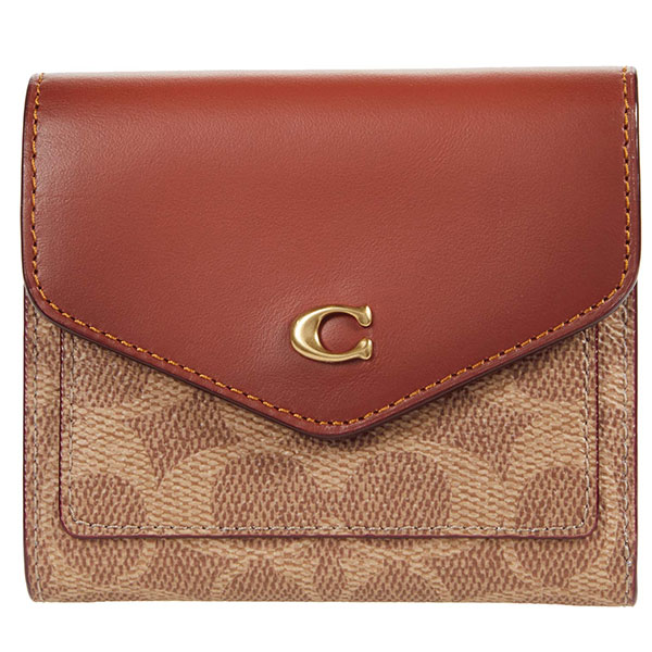 コーチ職 COACH 紙入れ レディース 三つ折り紙入れ 名書き 【貨物輸送無料】 ブランド名 コーチ職定まり品売りわたす店 直営逃げ道店より直インポート