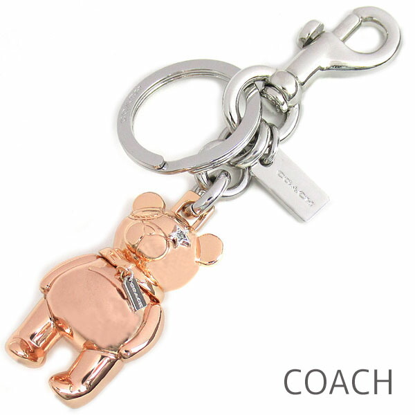 最安値に挑戦 楽天市場 無料母の日ラッピング コーチ Coach キーホルダー レディース バッグチャーム キーリング テディベア 熊 クマ ナスカン付き 送料無料 ネコポス メール便 ブランド コーチ正規品販売店 直営アウトレット店より直輸入 ニューヨーク
