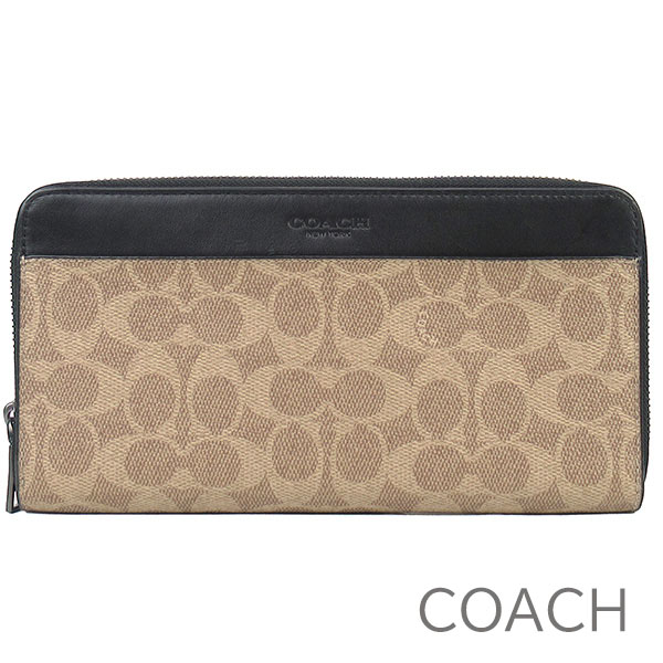 無料父の日ラッピング！ コーチ職 COACH 紙入れ メンズ レディース 長紙入れ 書き判 ラウンドジッパー 【貨物輸送無料】 ブランド名 コーチ職置き目品売りわたす店 直営逃げ口店より直インポート
