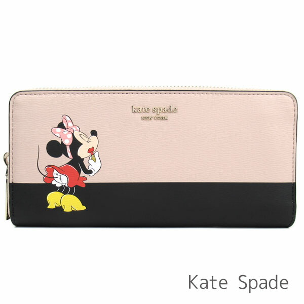 レザー コラボ商品 Disney ディズニー 財布 ケース ラウンドファスナー 長財布 レディース Kate Spade 長財布 Mskspwru7595 974 ケイトスペード ケイトスペード 財布 Kate Spade 財布 レディース 長財布 ディズニー ミニーマウス Disney コラボ商品 レザー ラウンド
