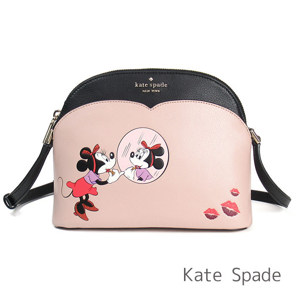 激安の 無料母の日ラッピング ケイトスペード Kate Spade バッグ レディース ショルダーバッグ 斜めがけ ディズニー ミニーマウス Disney コラボ商品 レザー かばん 鞄 送料無料 ブランド ケイトスペード正規品販売店 直営アウトレット店より直輸入 売り切れ必至