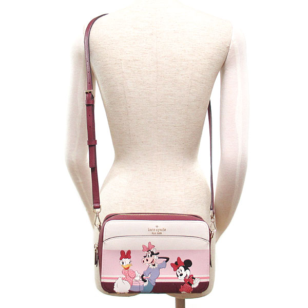 限定価格セール 楽天市場 ケイトスペード Kate Spade バッグ レディース ショルダーバッグ 斜めがけ ポシェット ディズニー クララベル ミニーマウス デイジー Disney コラボ商品 レザー かばん 鞄 送料無料 ブランド ケイトスペード正規品販売店 直営