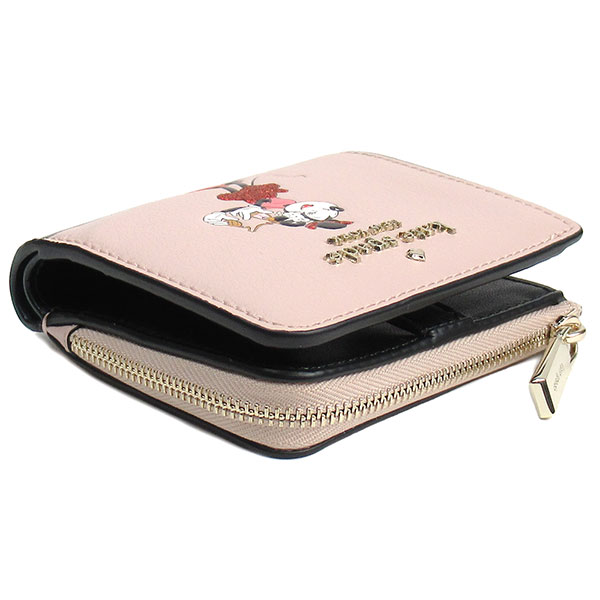 ディズニー ブランド Kate 財布 Spade 二つ折り財布 Mskswlr 111 ケイトスペード あす楽 バッグ 小物 ブランド雑貨 Spade レザー コラボ商品 レディース 財布 ケイトスペード Kate Spade レディース 二つ折り財布 ディズニー ミニーマウス Disney コラボ商品