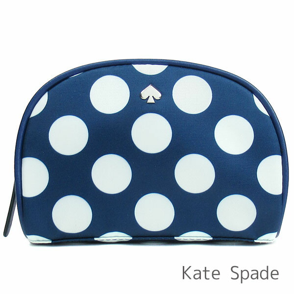 ケイトスペード Kate Spade 飾り付け巾着 レディース コスメポーチ ポーチ コスメティック筥 水玉装飾 ぽち矢がら ナイロン 商標 ケイトスペード典則事項売渡す売店 堅気営アウトレット店もっと直インポート 水玉模様 ドット柄 ナイロン ケイトスペード Kate Spade