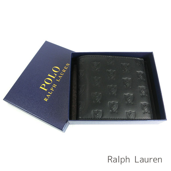 【楽天市場】ポロ ラルフローレン Polo Ralph Lauren 財布 メンズ ラルフ 二つ折り財布 ラルフローレン専用箱付き ビッグ