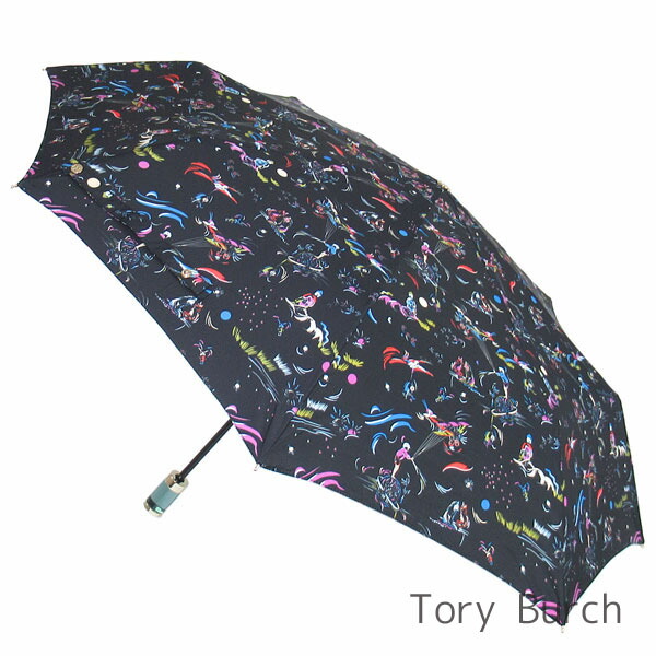 男女兼用 無料母の日ラッピング トリーバーチ Tory Burch 折りたたみ傘 レディース 折り畳み傘 アンブレラ ブランド トリーバーチ正規品販売店 直営アウトレット店より直輸入 ニューヨークコレクション 新規購入 Silk Water Ge