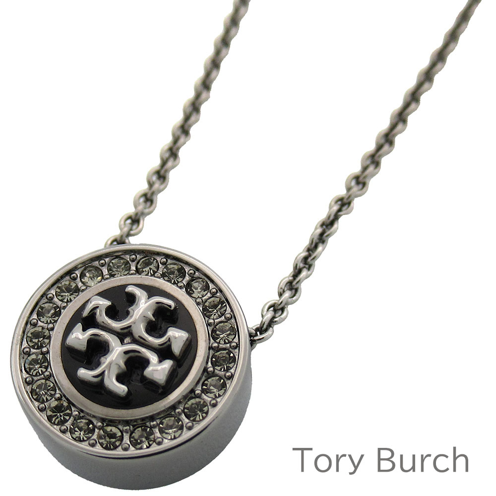 トリーバーチ Tory Burch ペンダント レディース ネックレス アクセサリー ジュエリー ロゴ 保存袋付き 【送料無料（ネコポス メール便）】 ブランド トリーバーチ正規品販売店 直営アウトレット店より直輸入｜ニューヨークコレクション