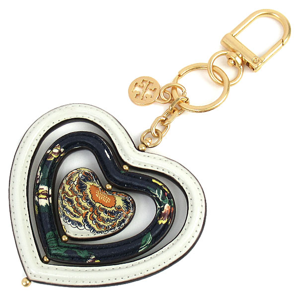 トリーバーチ Tory Burch キーホルダー レディース バッグチャーム キーリング ハート レザー キークリップ付き 送料無料 ネコポス メール便 ブランド トリーバーチ規準品販売店 直営アウトレット店より直輸入 あす楽 Asoreuma Org