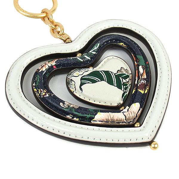 トリーバーチ Tory Burch キーホルダー レディース バッグチャーム キーリング ハート レザー キークリップ付き 送料無料 ネコポス メール便 ブランド トリーバーチ規準品販売店 直営アウトレット店より直輸入 あす楽 Asoreuma Org