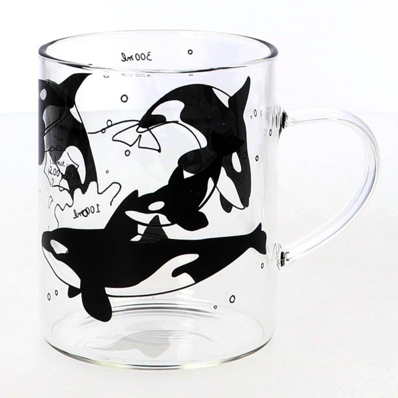 楽天市場】シャチ デザイン マグカップシャチ 海の生き物 陶器カップ