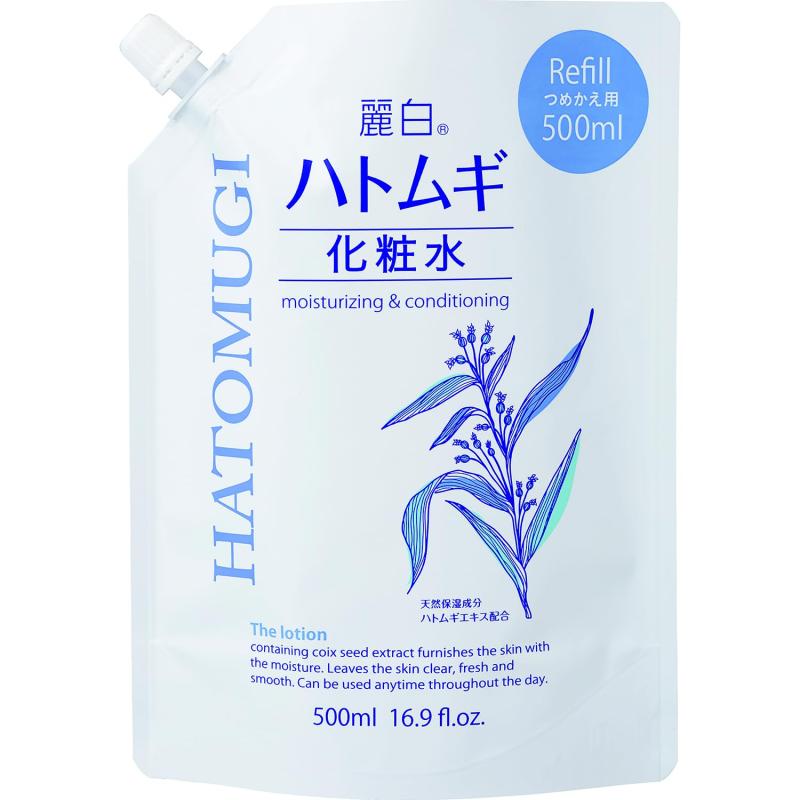麗白 ハトムギ化粧水 詰替(500ml*24袋セット)[化粧水 さっぱり] 楽天市場】麗白ハトムギ化粧水詰替500ml : YUMAshoppingmal