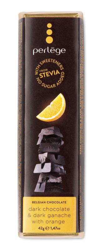 楽天市場】【15個】ペルレージュ ステビア ダークチョコ 42g