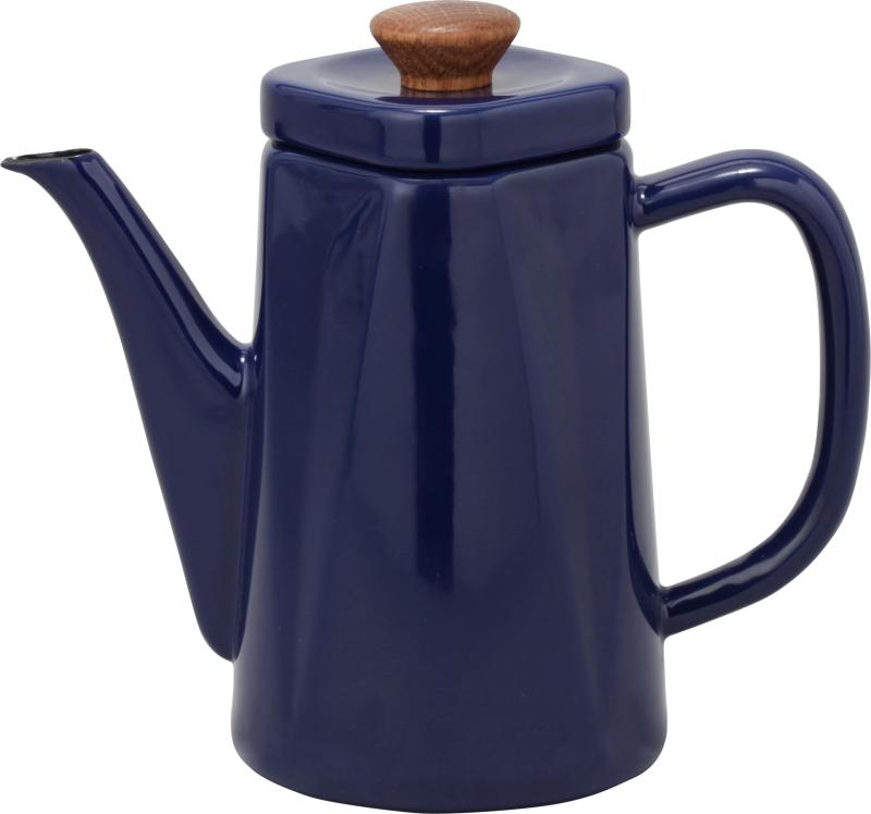 田んぼ琺瑯(Nodahoro) コーヒーポット 1.2L ホーロー 日本製 アンビ 米国海軍 ANB-1.2PNB
