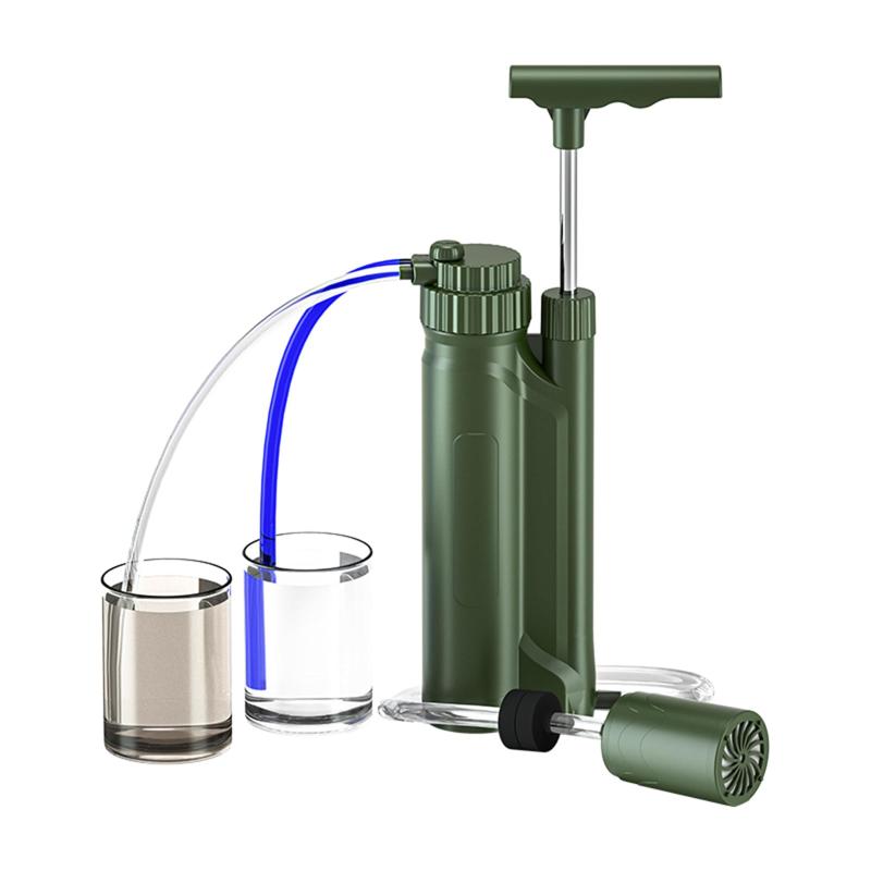 Reyaleen 携帯浄水器 日本製 災害用 アウトドア 水濾過 飲み水 登山 キャンプ 野営用品 99.99%異物除去 中空繊維UF超高ろ過膜(0.0001μm)｜ホワイトサンタ