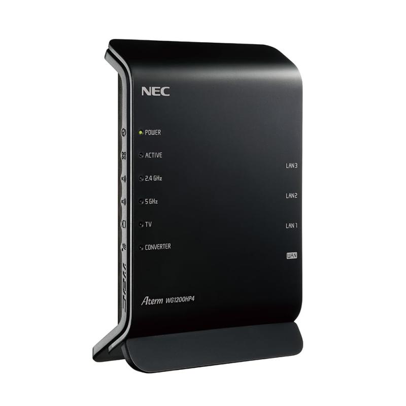 NEC 11ac対応 867+300Mbps 無線LANルータ PA-WG1200HP4|ホワイトサンタ