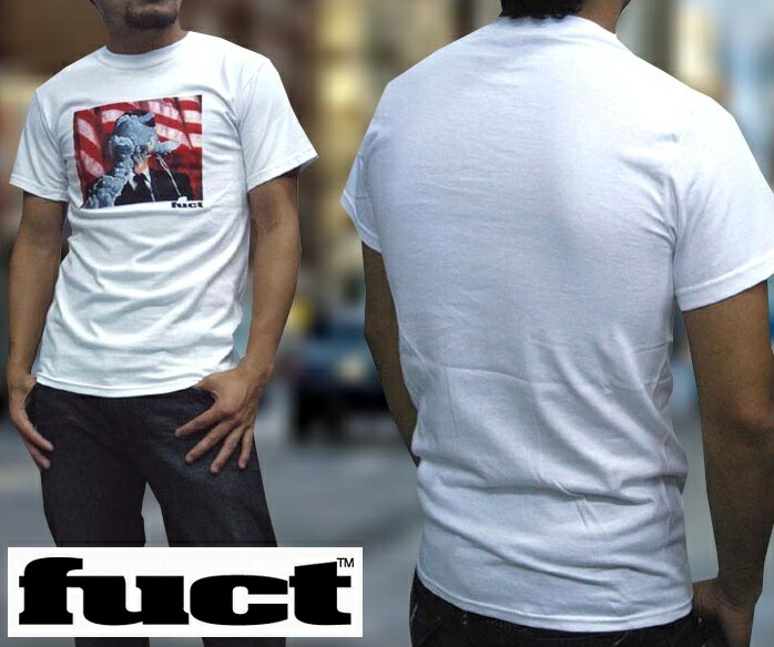 FACT Tシャツ Lサイズ FUCT ファクト メンズ 半袖 Tシャツ ジーザス ホワイト ブラック