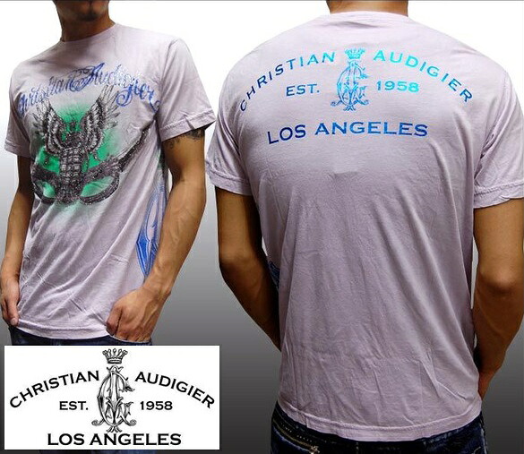 セール クリスチャンオードジェー メンズ Tシャツ Christian Audigier GRENADE ラベンダー イエロー インポート ハリウッド セレブ カジュアル セレカジ 正規品 エドハーディー Ed Hardy 姉妹ブランド ストリート ロック ブランド｜NYST　セレクトショップ ニスト 15,059円