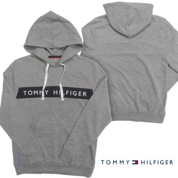 ＼店内全品ポイント11倍／ TOMMY HILFIGER トミー フィルフィガー メンズ パーカー プルオーバー GREY HEATHER 長袖 フーディー インポート ブランド カジュアル アメカジ セレカジ ストリート ウェア ヴィンテージ サーフ 正規 商品