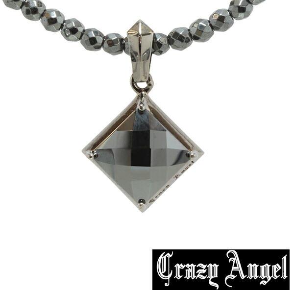 再入荷なし 即納 Crazy Angel クレイジーエンジェル グリッター ネックレス シルバー925 リバーシブル CA-602 シルバー アクセサリー ジュエリー ブランド アクセ メンズ レディース 男女兼用 ユニセックス