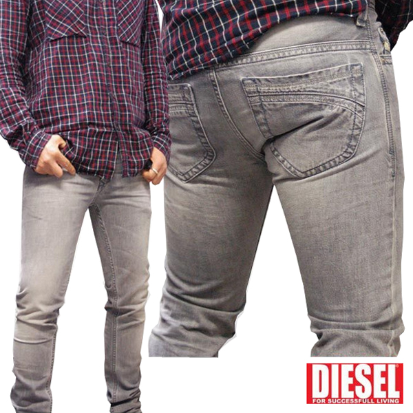 楽天市場 ディーゼル Diesel メンズ スキニー ヒッコリーパンツ Thanaz プレミアム ジーンズ スリム スキニー パンツ インポート デニム ファッション Safari サファリ Leon レオン オーシャンズ 掲載 ブランド イタリア ストリート ウェア セレカジ カジュアル スタイル