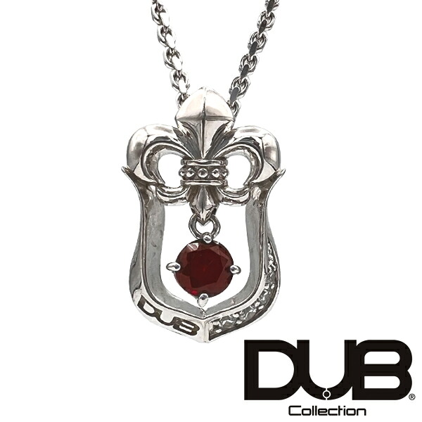 ＼店内全品ポイント11倍／ 再入荷なし　即納 DUB ネックレス メンズ レディース ジュエリー 259-2 (RD) ダブジュエリー シルバー アクセサリー ダブコレクション リング 指輪 芸能人 愛用 ダブ ブランド ペアリング プレゼントにも
