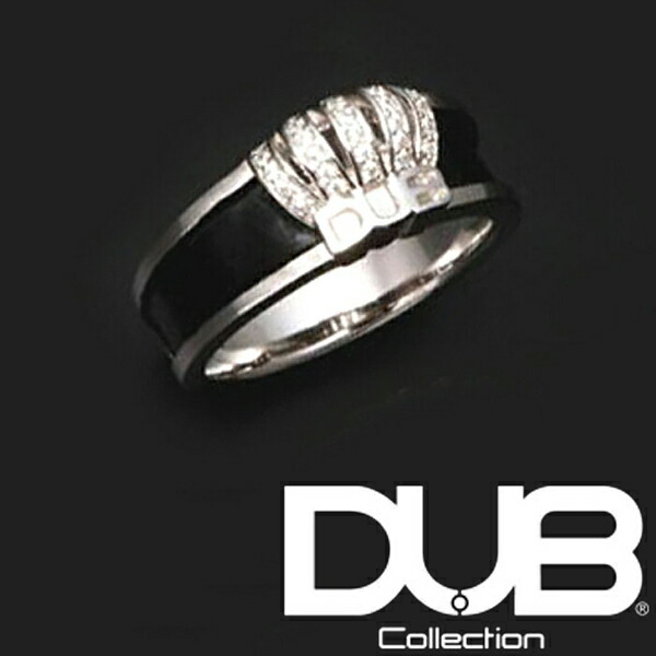 再入荷なし 即納  DUB ジュエリー リング 211-1 (BK) シルバー アクセサリー メンズ レディース ダブジュエリー ダブコレクション 指輪 芸能人 愛用 ダブ ブランド ネックレス ペアリング プレゼント