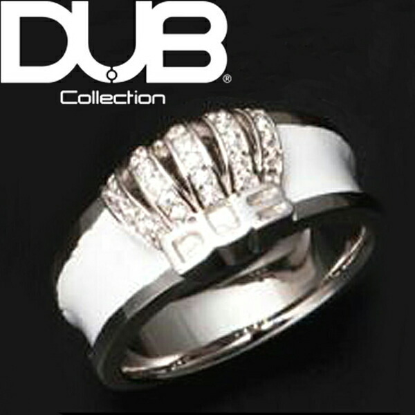 再入荷なし 即納  DUB ジュエリー リング 211-2 (WH) シルバー アクセサリー メンズ レディース ダブジュエリー ダブコレクション 指輪 芸能人 愛用 ダブ ブランド ネックレス ペアリング プレゼント
