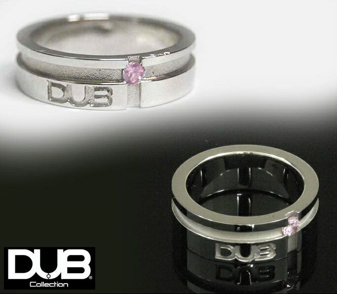 再入荷なし 即納 DUB collection リング 指輪 158-1 シルバー ピンク アクセサリー メンズ レディース ダブジュエリー ダブコレクション CanCam 芸能人 愛用 ダブ ブランド ネックレス ペアリング プレゼントにも｜NYST　セレクトショップ ニスト