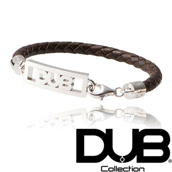 ＼店内全品ポイント11倍／ 再入荷なし　即納 DUB ジュエリー ブレスレット 208-3 ブラウン メンズ レディース ダブジュエリー シルバー アクセサリー ダブコレクション リング 指輪 CanCam 芸能人 愛用 ダブ ブランド ペアブレスレット プレゼントにも