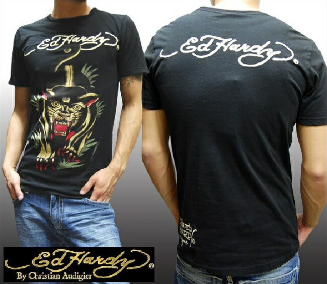 楽天市場 送料無料 セール エドハーディー メンズ Tシャツ 0種類の品揃え Ed Hardy Panther ブラック エド ハーディー 正規品 インポート セレブ ファッション ブランド セレカジ アメカジ ストリート ロック サーフ スタイル Laセレブ クリスチャン